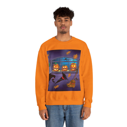 Whimsical Halloween Mischief Unisex Heavy Blend™ Crewneck Sweatshirt