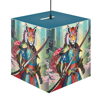 Cyberpunk Samurai Light Cube Lamp