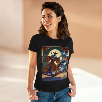 Court Magician with Ghost Butterflies Cotton Tee
