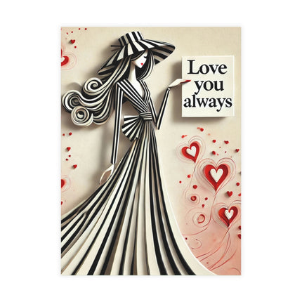Love You Always Postcard Bundles (envelopes included)