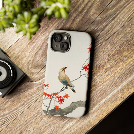 Japanese Bird on Maple by Ohara Koson Phone Cases