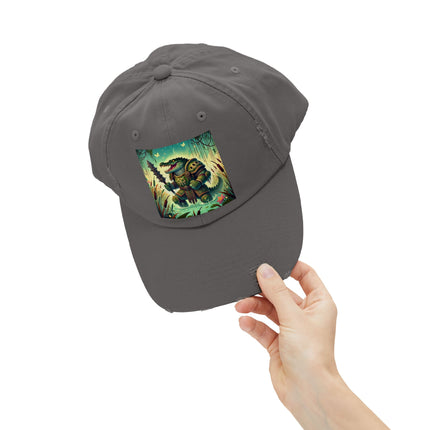 Swamp Tyrant Unisex Distressed Cap