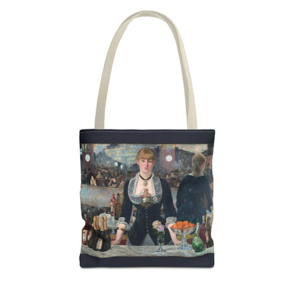 A Bar at the Folies-Bergère by Edouard Manet Tote Bag (AOP)