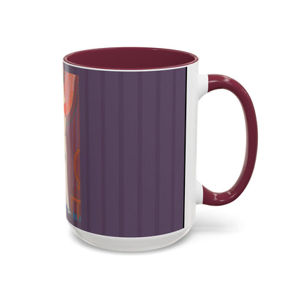 L’Entracte by Georges Lepape Colorful Mugs (11oz, 15oz)