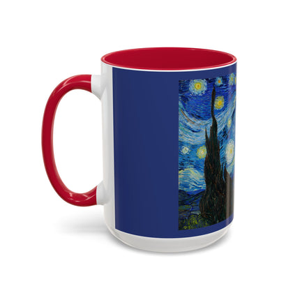 The Starry Night by Vincent Van Gogh Colorful Mugs (11oz, 15oz)