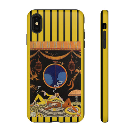 Falbalas et fanfreluches La paresse (Laziness) by George Barbier Phone Cases