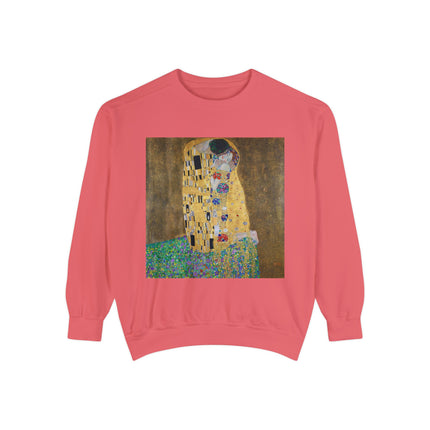 The Kiss by Gustav Klimt Unisex Garment-Dyed Sweatshirt