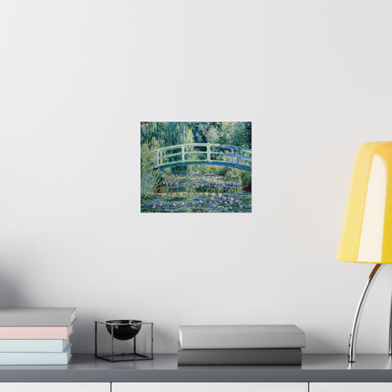Water Lilies and Japanese Bridge by Claude Monet Matte Horizontal Posters