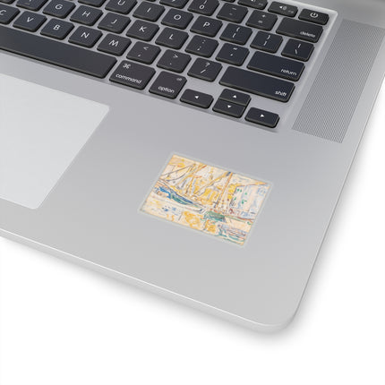 Saint-Tropez by Paul Signac Kiss-Cut Stickers (4 Sizes)