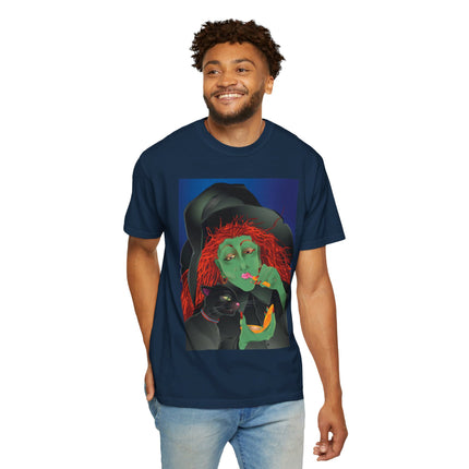 Mirror, Mirror A Witch's Touch Unisex Garment-Dyed T-shirt