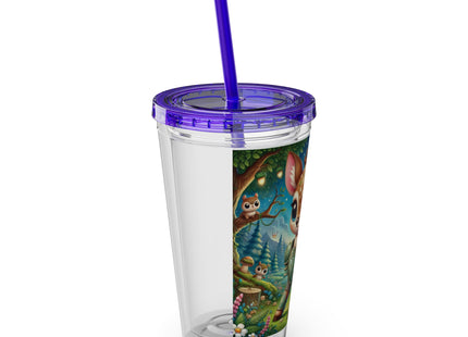 Fawn Defender Sunsplash Tumbler with Straw, 16oz