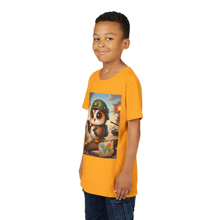 Owl on the Front Lines Youth Short Sleeve Tee