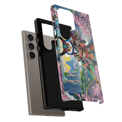 Cyberpunk Samurai Owl Phone Cases