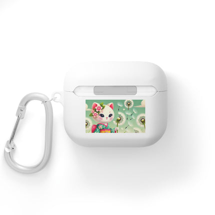 Geisha Kitten and the Dandelion Wish AirPods and AirPods Pro Case