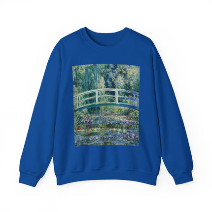 Water Lilies and Japanese Bridge by Claude Monet Heavy Blend™ Crewneck Sweatshirt
