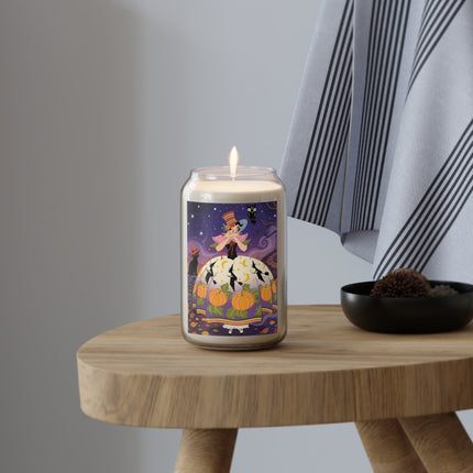 🎃🌙 The Pumpkin Moon Dress Scented Soy Candle – Whimsical Halloween Fashion