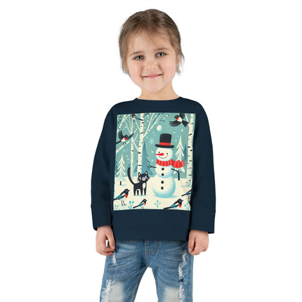 Frosty Forest Friends Toddler Long Sleeve Tee