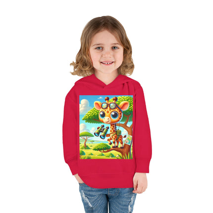Giraffe Lookout Toddler Pullover Fleece Hoodie