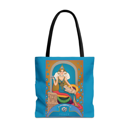 Astrology Gem Series: April & Diamond Tote Bag