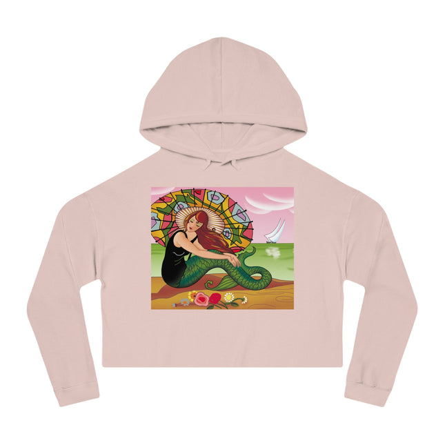 Siren Serenade Women’s Cropped Hooded Sweatshirt