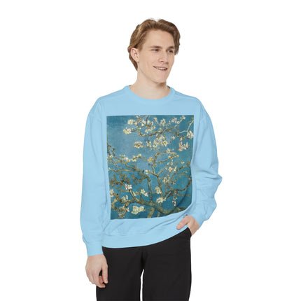 Almond Blossom by Vincent van Gogh Unisex Garment-Dyed Sweatshirt