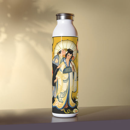 Golden Embrace Slim Water Bottle