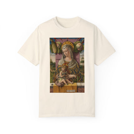 Madonna and Child by Carlo Crivelli Unisex Garment-Dyed T-shirt