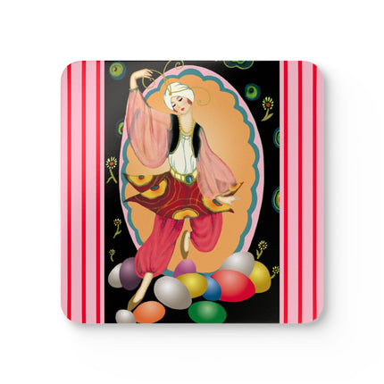 Easter Flair by Sofia Chiostri Corkwood Coaster Set