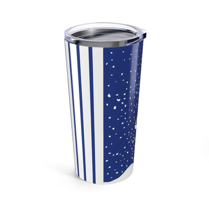 Snowman in Falling Snow Tumbler 20oz