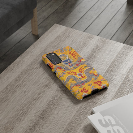 Majestic Dragon Regalia – Imperial 12-Symbol Robe Phone Cases