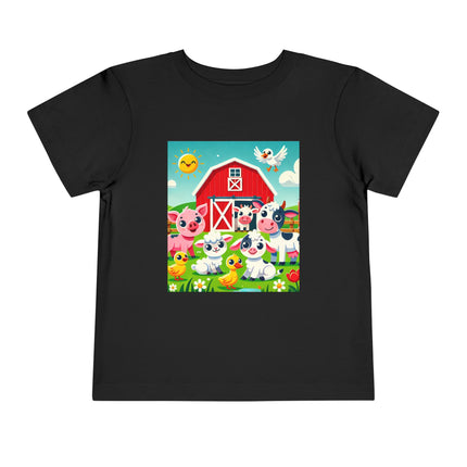 Happy Barnyard Morning Toddler Short Sleeve Tee