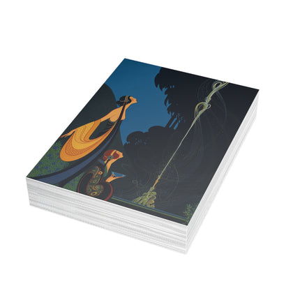 🌙✨ The Ladies Of The Moonlit Fountain Postcard Bundles – Art Deco Nocturne