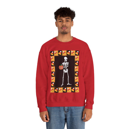 Candy Corn Skeleton Unisex Heavy Blend™ Crewneck Sweatshirt