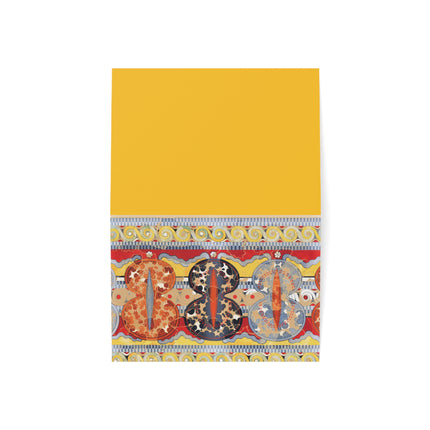 Reproduction of the Shield Frieze by Emile Gilliéron Greeting Cards (1, 10, 30, and 50pcs)