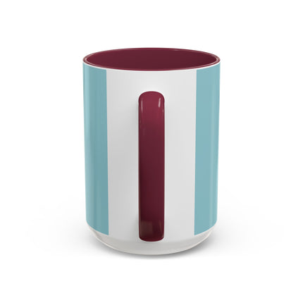 The Lady Of The Coral Parasol Colorful Mugs – Art Deco Coastal Elegance