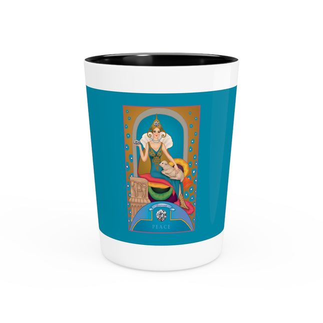 April & Diamond (from the Gem Series) by Sofia Chiostri Ceranic Shot Glass