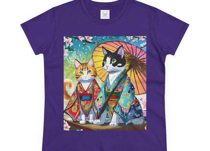 Kimono Kitties Cotton Tee