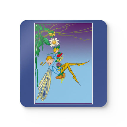 A Fairy's Delight Corkwood Coaster Set