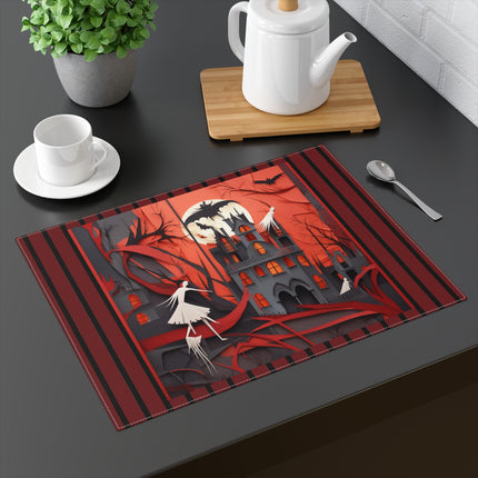 Halloween Night Scene Placemat, 1pc