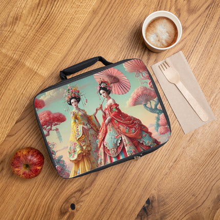 Cherry Blossom Courtesans Lunch Bag – Imperial Elegance & Blossoming Grace
