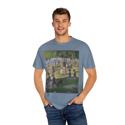 A Sunday on La Grande Jatte by Georges Seurat Unisex Garment-Dyed T-shirt