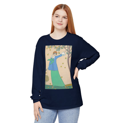 Le Verger by Georges Lepape Garment-dyed Long Sleeve T-Shirt