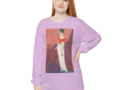 L’Entracte by Georges Lepape Garment-dyed Long Sleeve T-Shirt