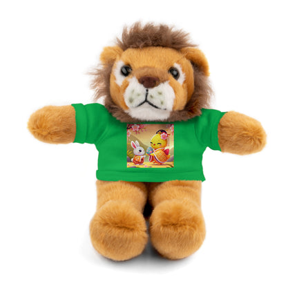 Whimsical Springtime Exchange Stuffed Animals with Tee
