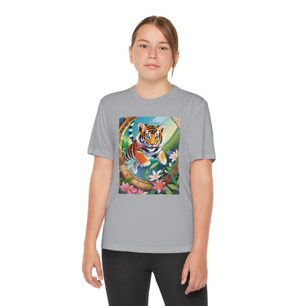 Majestic Tiger Cub Youth Competitor Tee – Courage, Adventure & Fiery Spirit