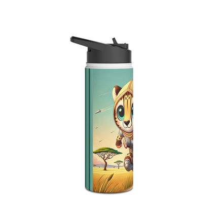 Swift Cheetah Stainless Steel Water Bottle, Standard Lid