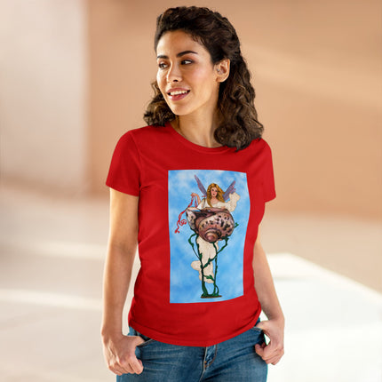 Enchanting Serenity Women's Midweight Cotton Tee