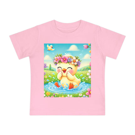 Springtime Splash Duckling Baby T-Shirt – Joyful Moments & Sunny Spring Days