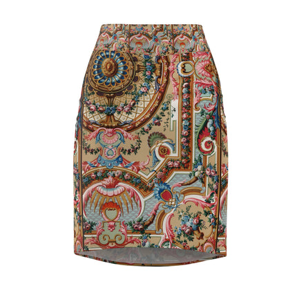 L'Ornement Polychrome by Albert Racine Women's Pencil Skirt (AOP)
