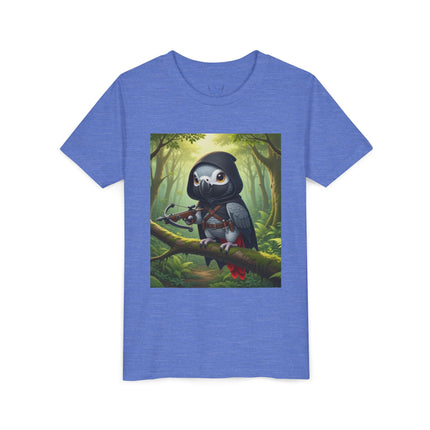 The African Grey Sentinel Youth Short Sleeve Tee